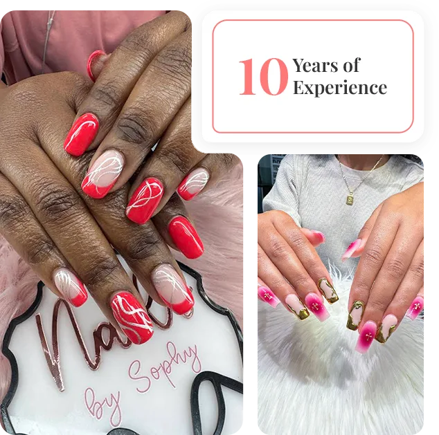 lux spa manicure nails